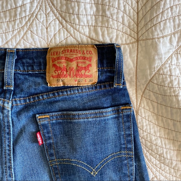 2/$30🍑 LEVI’S 510 Skinny Dark Blue Wash Jeans - Picture 6 of 9